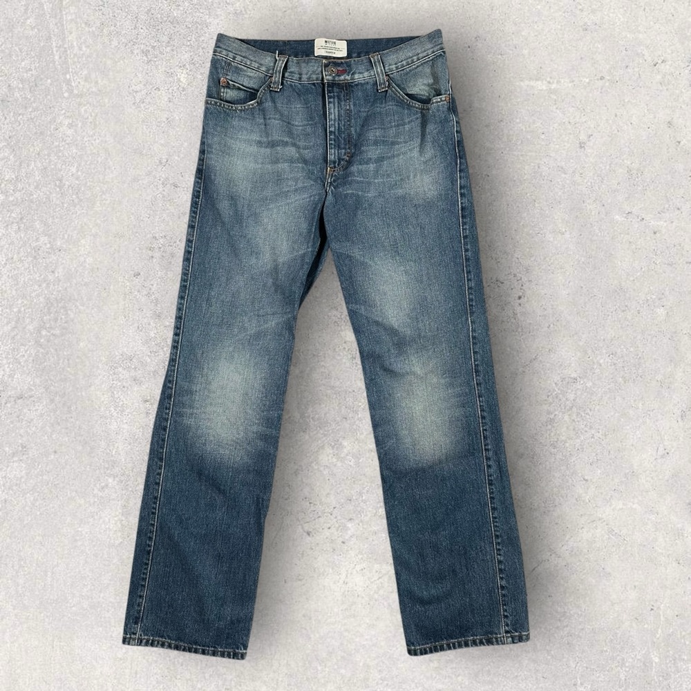 Mustang Men’s 32 X 32 Classic Blue Tramper Jeans Medium Wash Denim Workwear